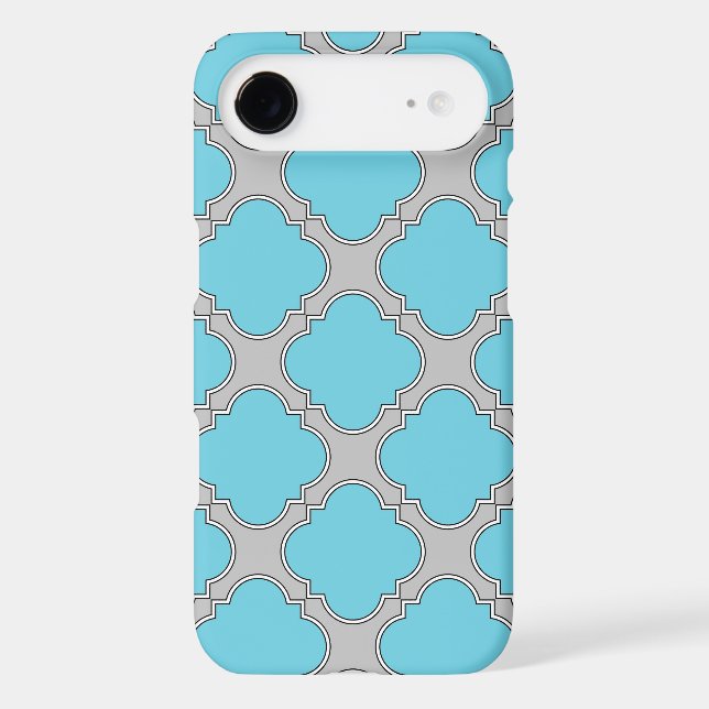 Quatrefoil blue and grey (Back)