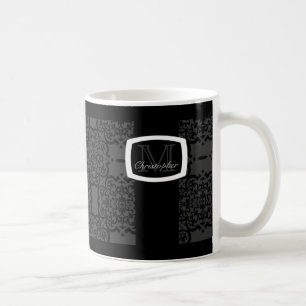 Quatrefoil Damask Coffee Mug