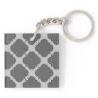 Quatrefoil dans les tons gris
