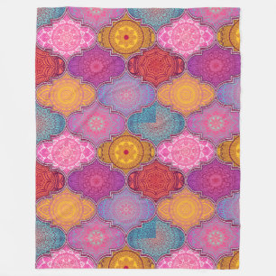 Quatrefoil Fleece Blanket