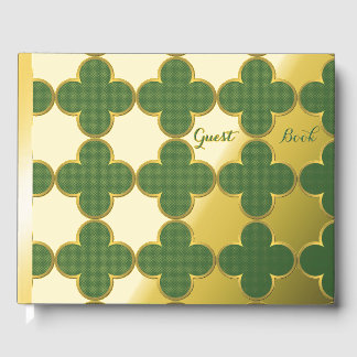 Quatrefoil Guest Book