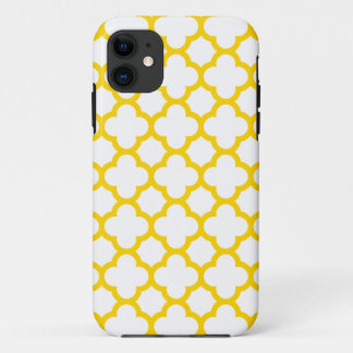 Quatrefoil iPhone 5/5S Case \ Freesia Yellow