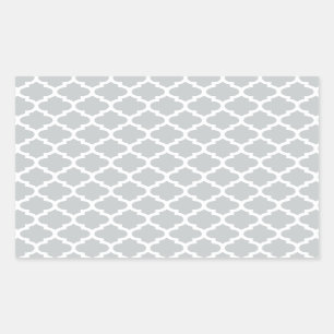 Quatrefoil Lattice Trellis Pattern Any Colour Sticker