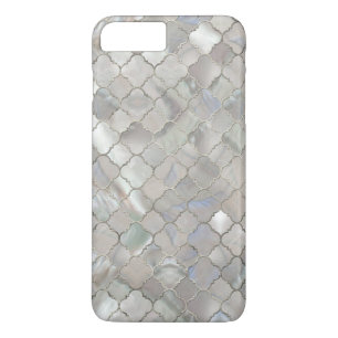 Quatrefoil Moroccan Pattern Mother of Pearl Case-Mate iPhone Case