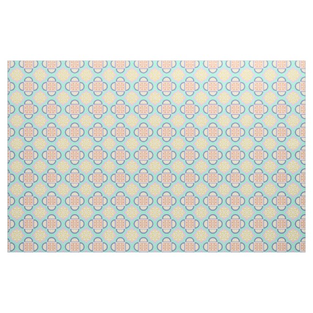 Quatrefoil Pastel Fabric (Yard)