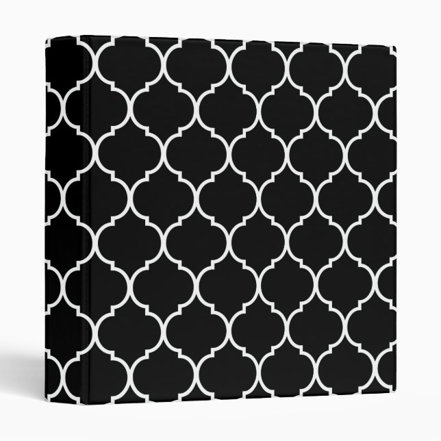 Quatrefoil Pattern Binder (Front/Spine)