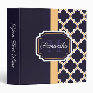 Quatrefoil Pattern Binder