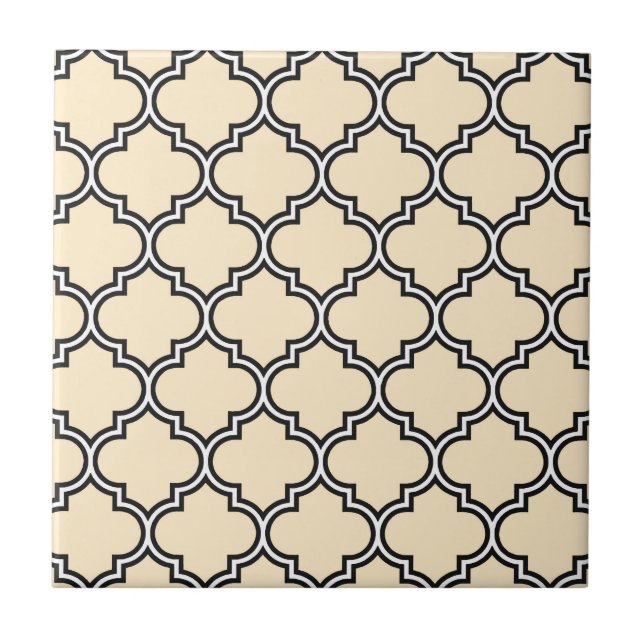 Quatrefoil Pattern Tile (Front)