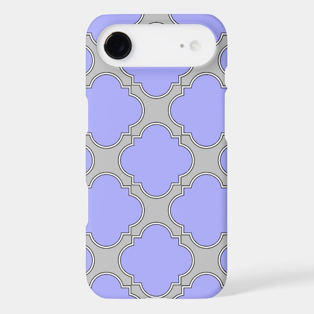 Quatrefoil periwinkle and grey (Back)