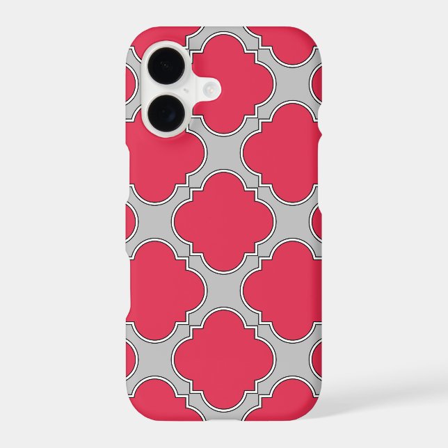 Quatrefoil red and grey (Back)