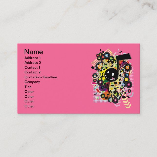 Quaver(S) Business Card (Front)