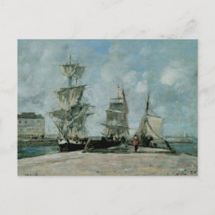 Quay at Honfleur Postcard