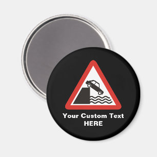 Quayside Warning Sign Magnet