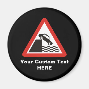 Quayside Warning Sign Magnet