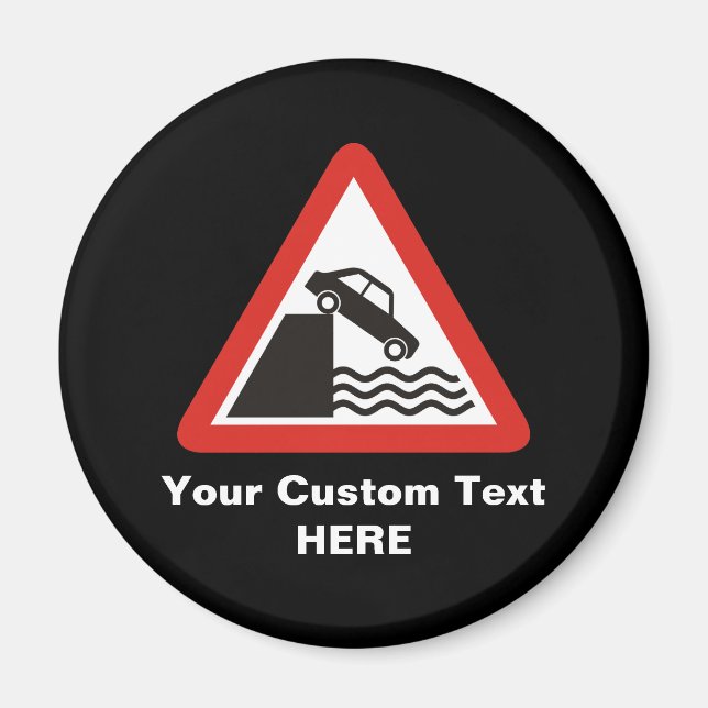 Quayside Warning Sign Magnet (Front)