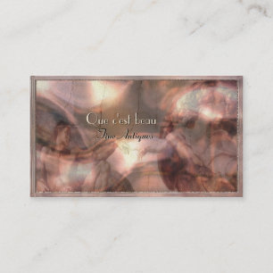 Que c'est beau Professional Iridescent Business Card
