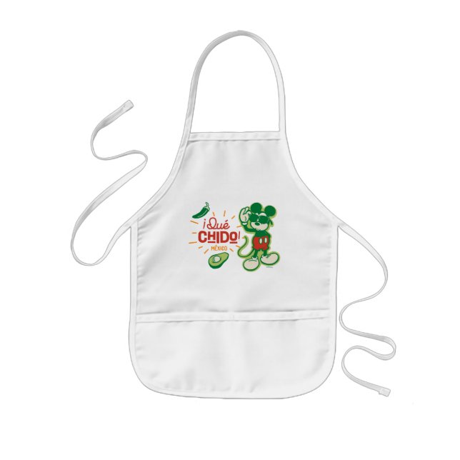 ¡Qué chido! "So Cool" Mickey Mouse Kids Apron (Front)