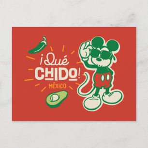 ¡Qué chido! "So Cool" Mickey Mouse Postcard