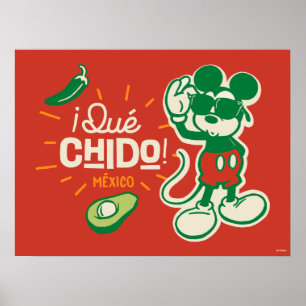 ¡Qué chido! "So Cool" Mickey Mouse Poster