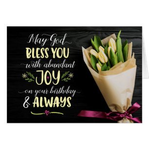 Que Dieu vous bénisse avec joie à l'occasion de vo