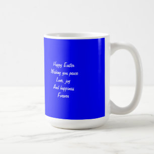 Que Dieu vous bénisse dans les tasses à café de Pâ