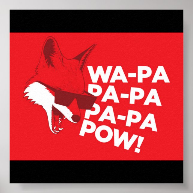 Que dit le Fox Poster (Devant)