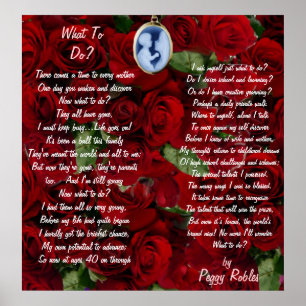 Que faire ? Poster pour la fête des mères