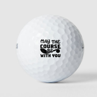 Que le terrain soit avec vous, balle de golf sur m