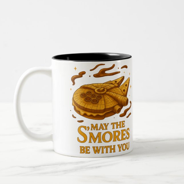 Que les S'Mores soient avec vous Mug - Funny Nerdy (Gauche)