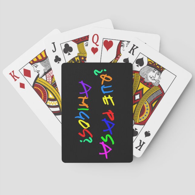 Que Pasa Amigos Deck Playing Cards (Back)