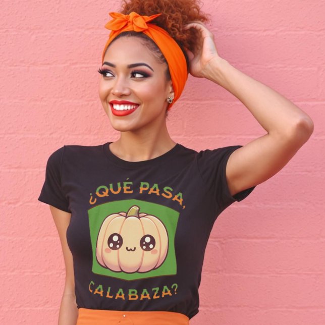  Qué pasa calabaza Halloween Spanish Shirt (Qué pasa calabaza Halloween Spanish Shirt)