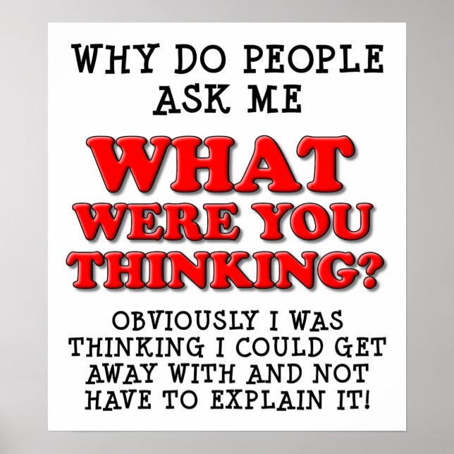 Que Pensiez-Vous Drôle Poster (Devant)