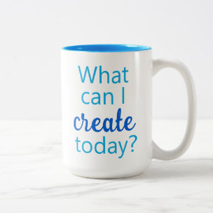 Que Puis-Je Créer Aujourd'Hui ? Café Mug