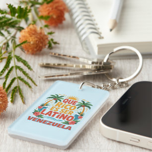 Que Rico Es Ser Latino – Proud Latino Culture  Keychain