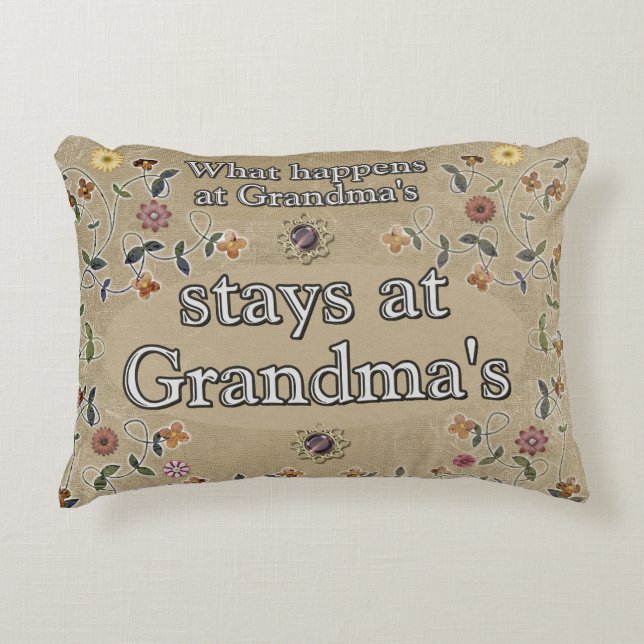Que se passe-t-il au _ Coussin de grand-mère (Devant)