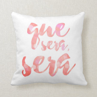 Que Sera Sera Throw Pillow