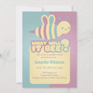 Que Sera-T-Il ?  Invitations de douche pour bébé