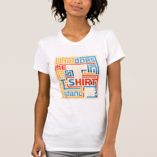 Que signifie le T dans T-shirt drôle tendance
