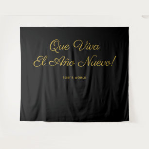 Que Viva El Año Nuevo! Backdrop Tapestry