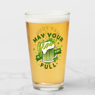 Que Votre Verre Soit Plein Bière Verte St. Patrick
