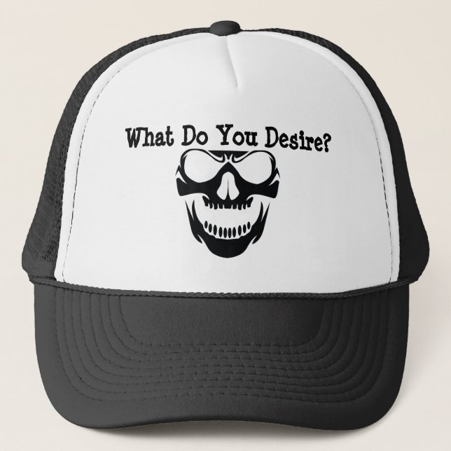 Que voulez-vous Casquette crâne (Devant)