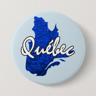 Quebec 3 Inch Round Button