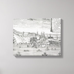 Quebec, after La Potherie Canvas Print