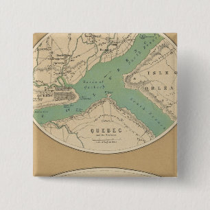 Quebec and its Environments 2 Inch Square Button