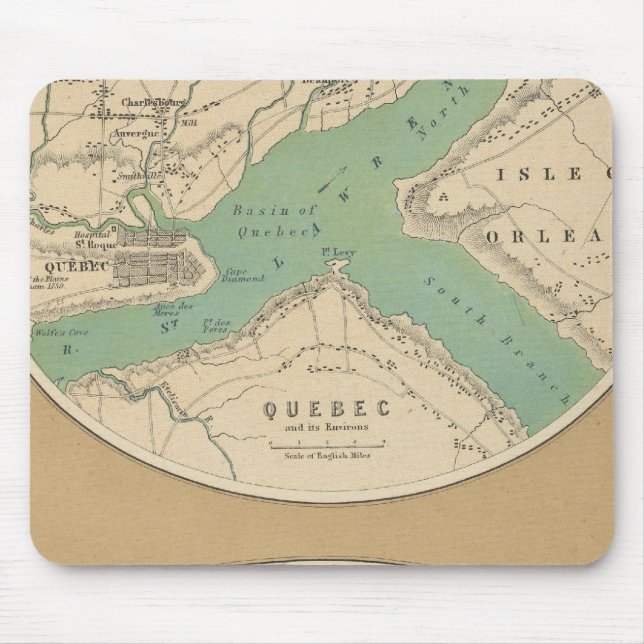 Quebec and its Environments Mouse Pad (Front)