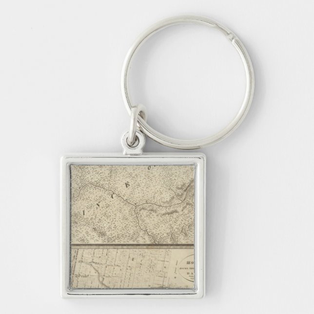 Quebec, Canada 4 Keychain (Front)