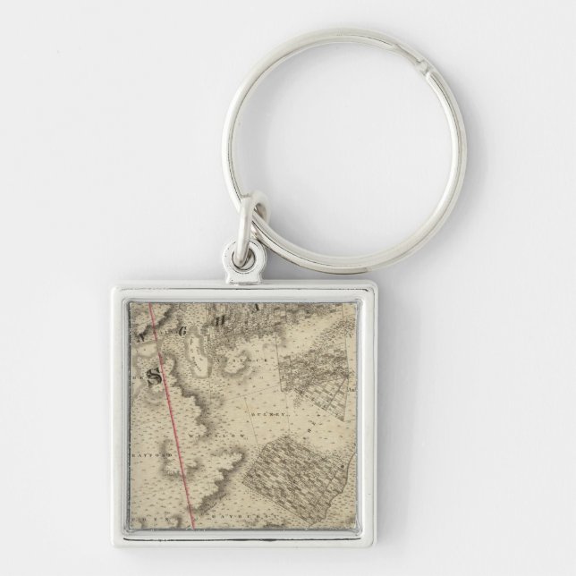 Quebec, Canada 5 Keychain (Front)