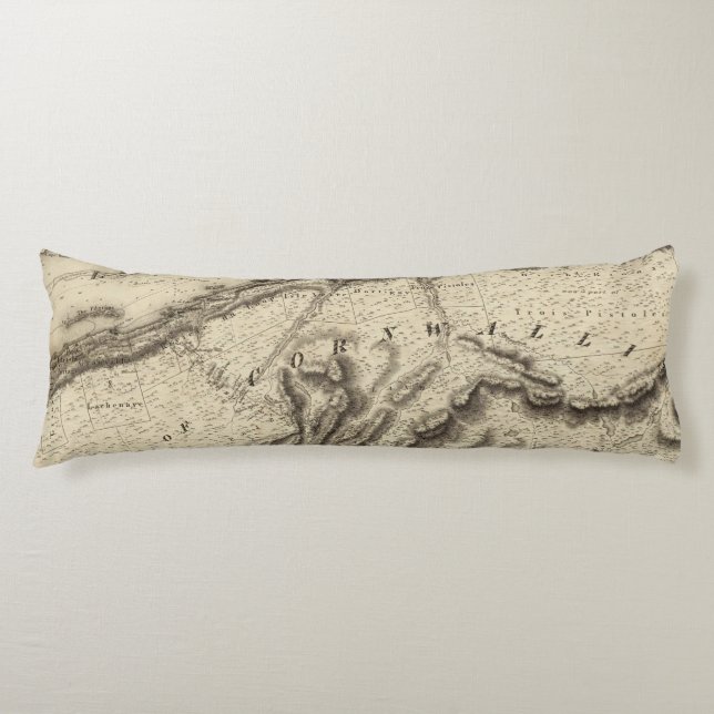 Quebec, Canada Body Pillow (Front)