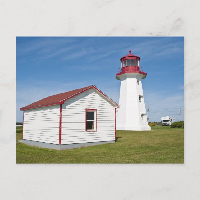 Quebec, Canada. Cap D'Espoir Lighthouse. Postcard (Front)