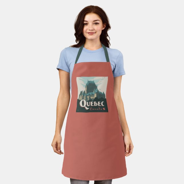 Quebec Canada | Château Frontenac Apron (Worn)